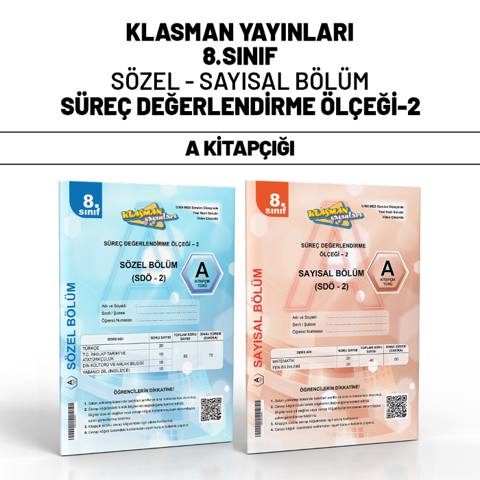 KLASMAN 08.SINIF SÜREÇ DEĞ(SDÖ) SAY/SÖZ 2-A -25-26